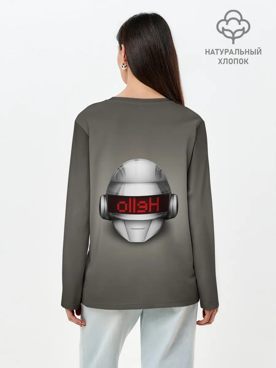 Лонгслив женский. Хлопок / Daft Punk | Hello