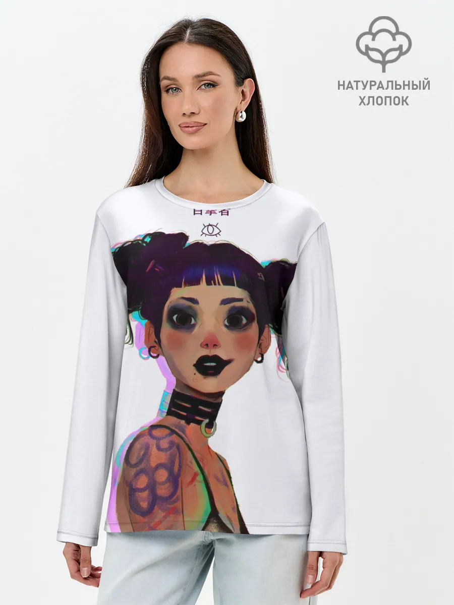 Лонгслив женский. Хлопок / The Witness