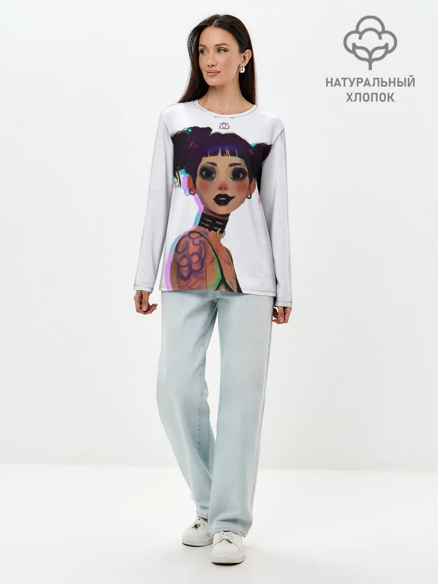 Лонгслив женский. Хлопок / The Witness