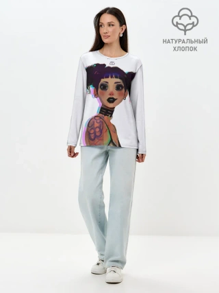 Лонгслив женский. Хлопок / The Witness