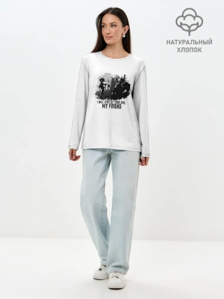 Лонгслив женский. Хлопок / Shaman King