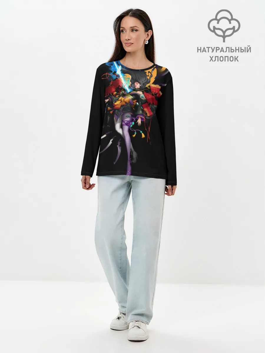 Лонгслив женский. Хлопок / lrelia | LOL