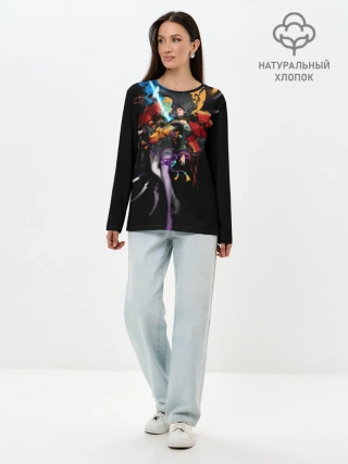 Лонгслив женский. Хлопок / lrelia | LOL