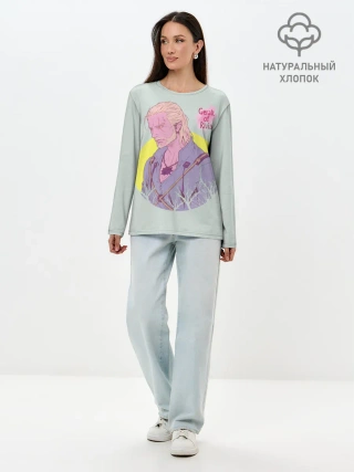 Лонгслив женский. Хлопок / Geralt of Rivia | Ведьмак