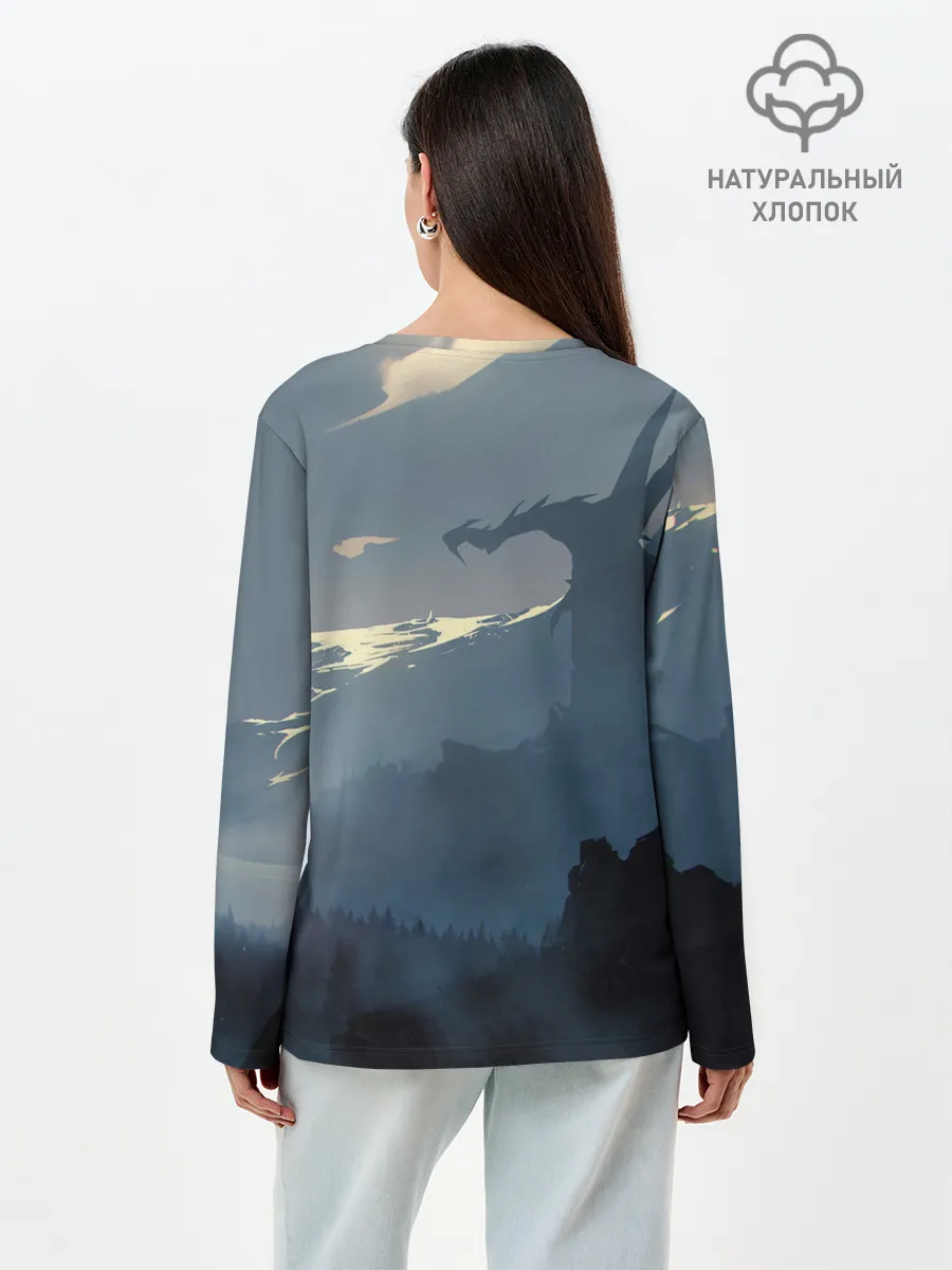 Лонгслив женский. Хлопок / Ведьмак