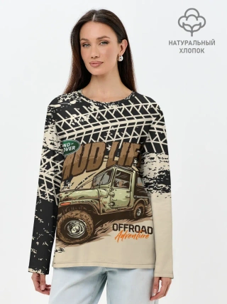 Лонгслив женский. Хлопок / LAND ROVER