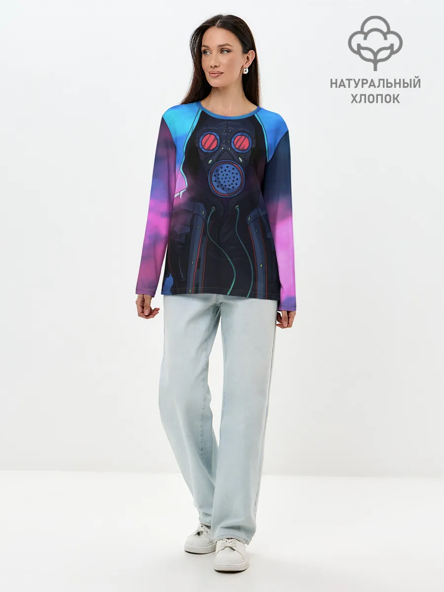 Лонгслив женский. Хлопок / Сталкер