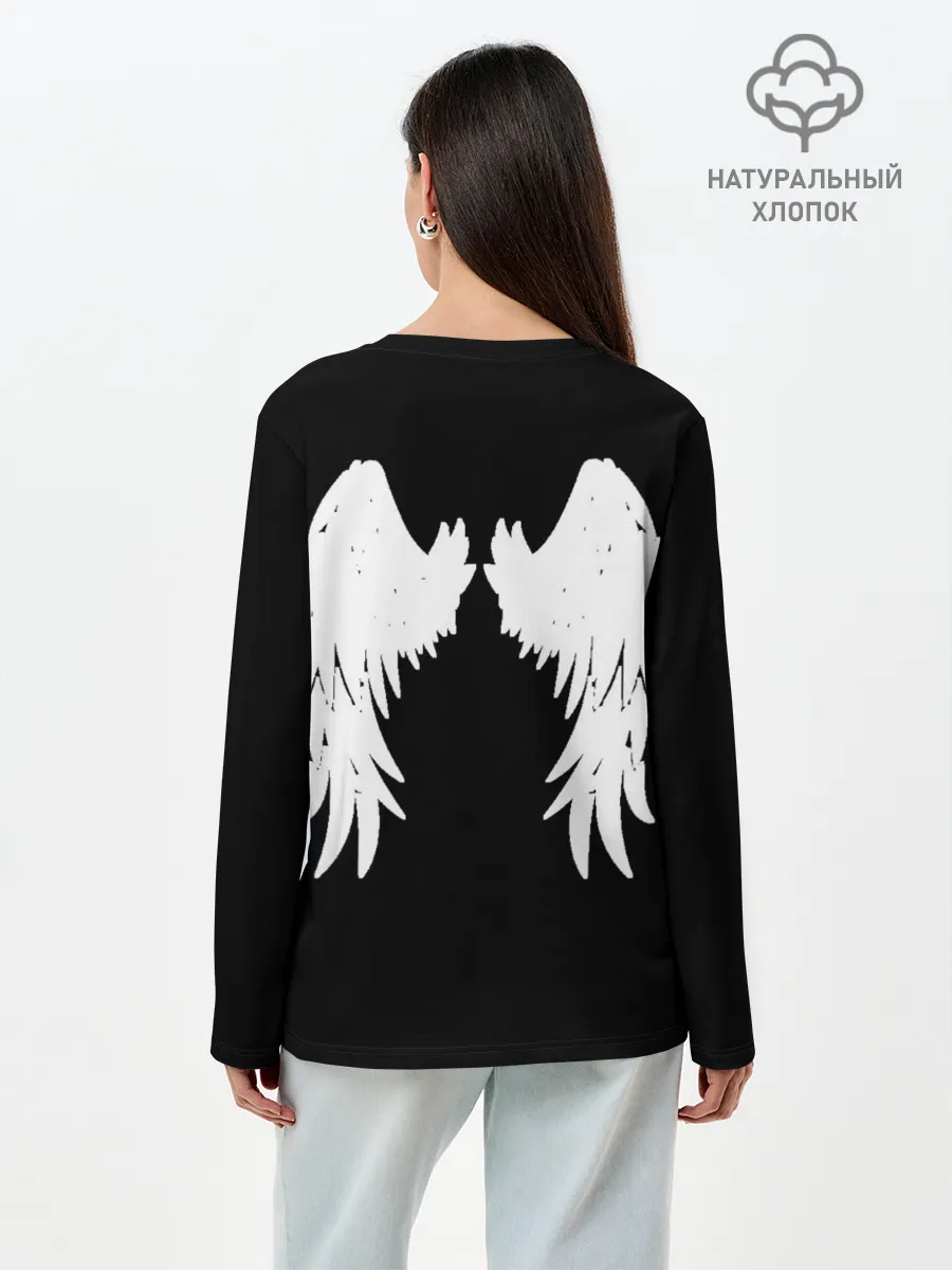 Лонгслив женский. Хлопок / GOOD OMENS | БЛАГИЕ ЗНАМЕНИЯ