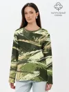 Лонгслив женский. Хлопок / КАМУФЛЯЖ
