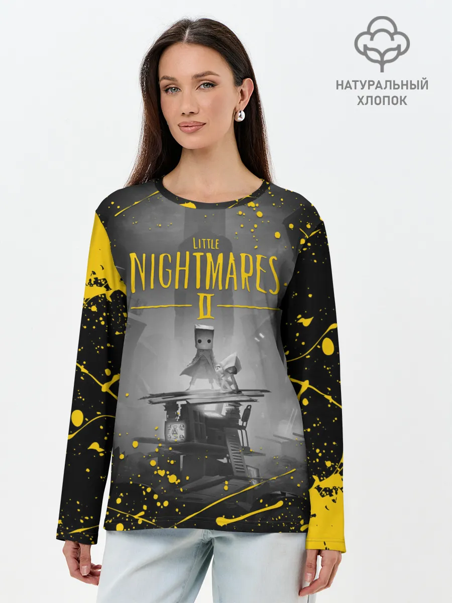 Лонгслив женский. Хлопок / LITTLE NIGHTMARES 2