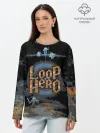 Лонгслив женский. Хлопок / Loop Hero