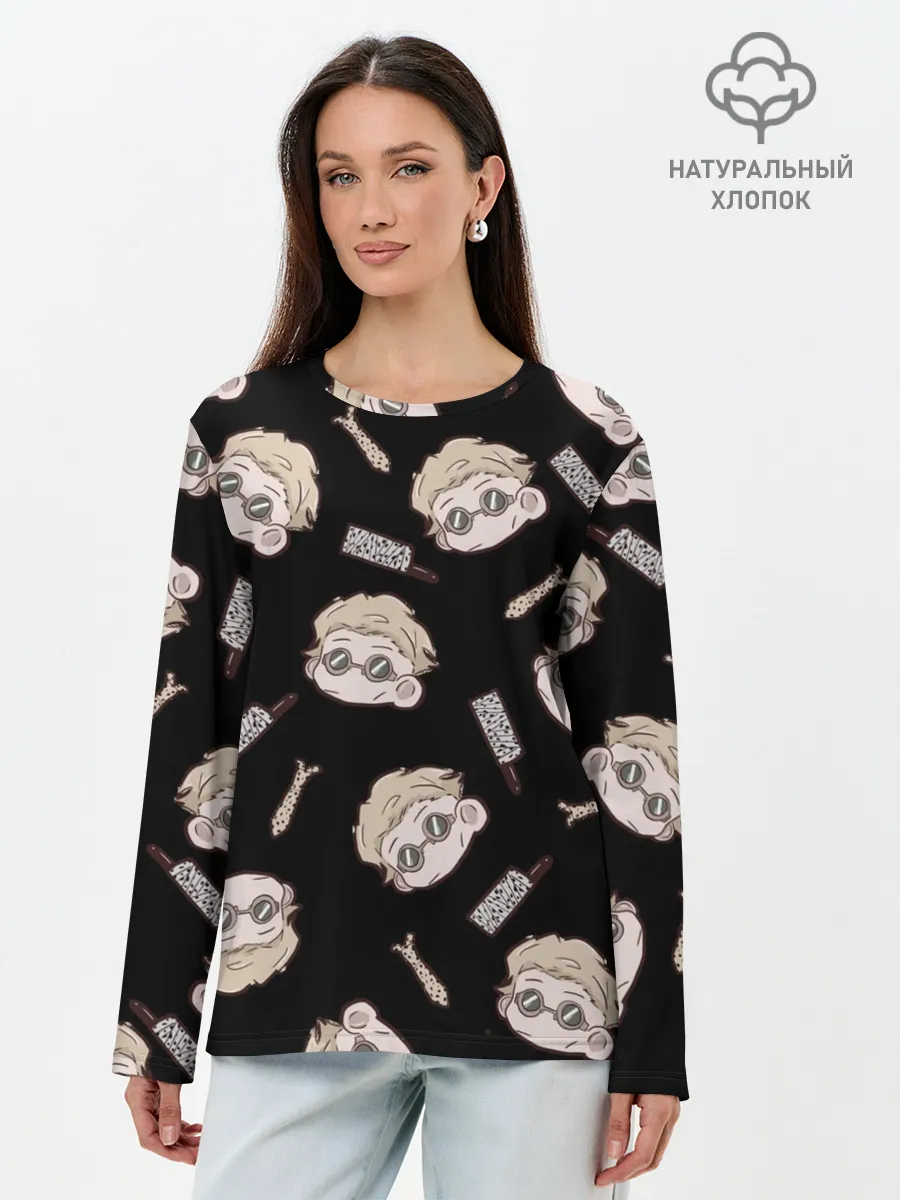 Лонгслив женский. Хлопок / Нанами Кенто Магическая битва