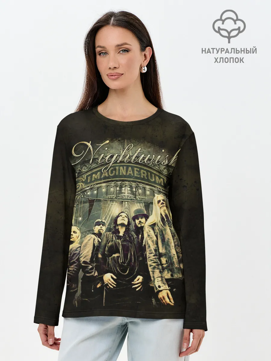 Лонгслив женский. Хлопок / NIGHTWISH