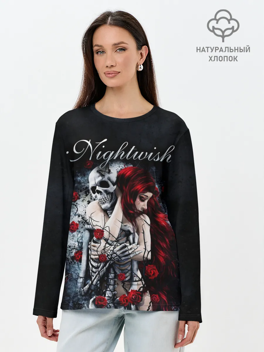 Лонгслив женский. Хлопок / NIGHTWISH