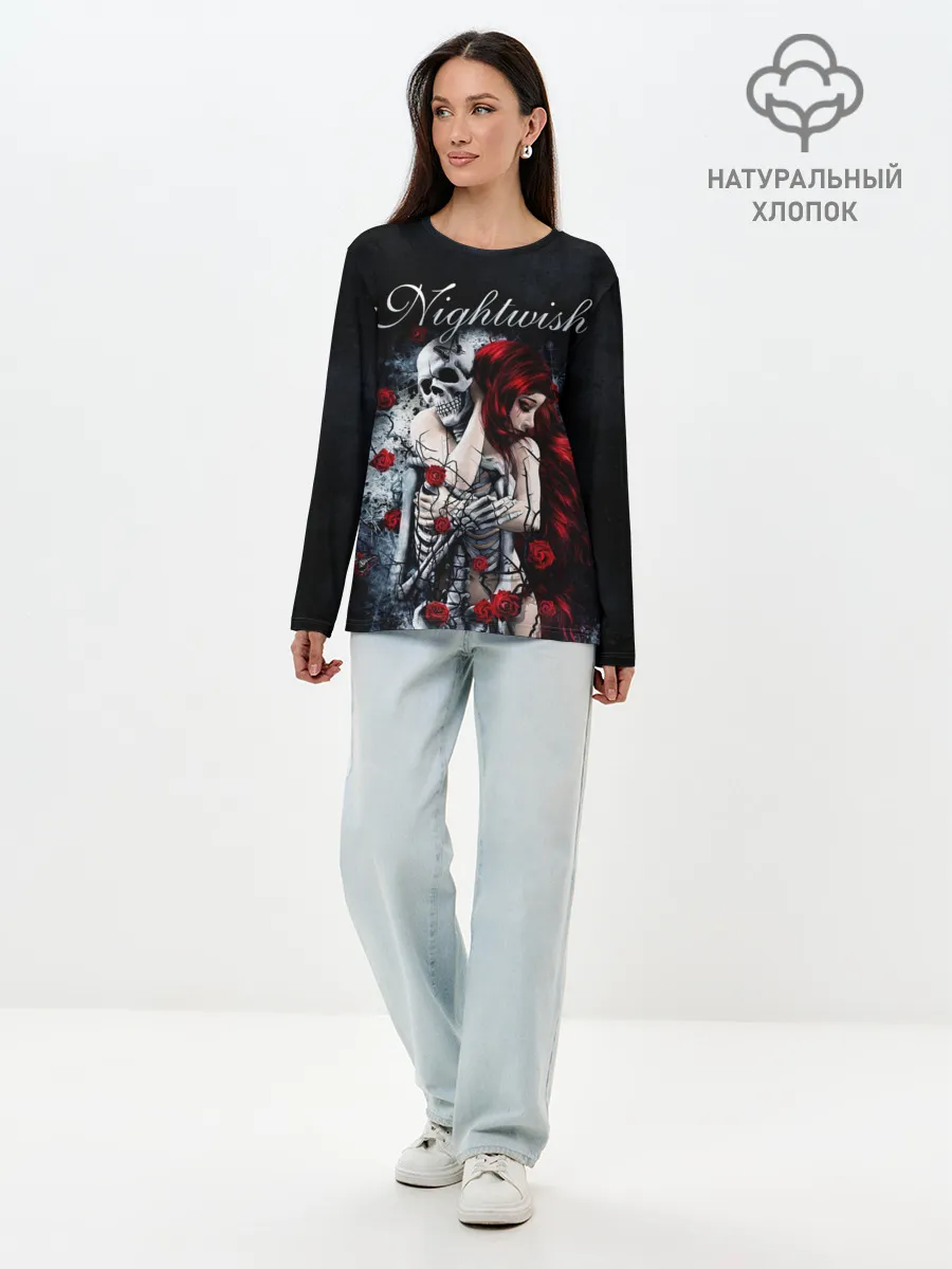 Лонгслив женский. Хлопок / NIGHTWISH