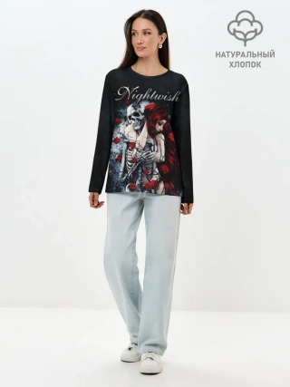 Лонгслив женский. Хлопок / NIGHTWISH