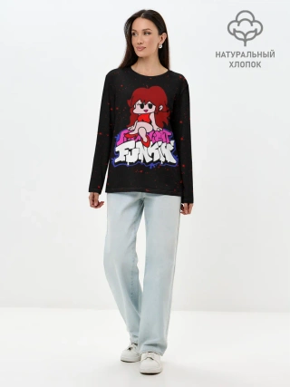 Лонгслив женский. Хлопок / Friday Night Funkin