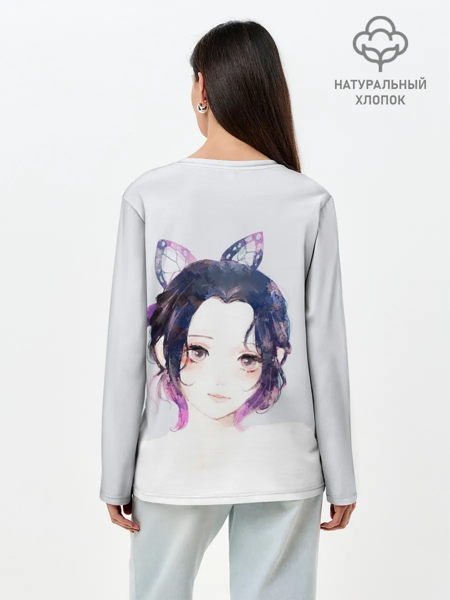 Лонгслив женский. Хлопок / ШИНОБУ КОЧО
