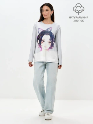 Лонгслив женский. Хлопок / ШИНОБУ КОЧО