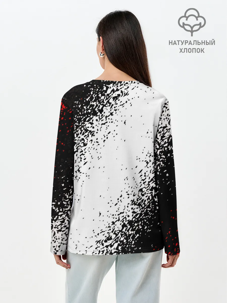 Лонгслив женский. Хлопок / Dead by Daylight