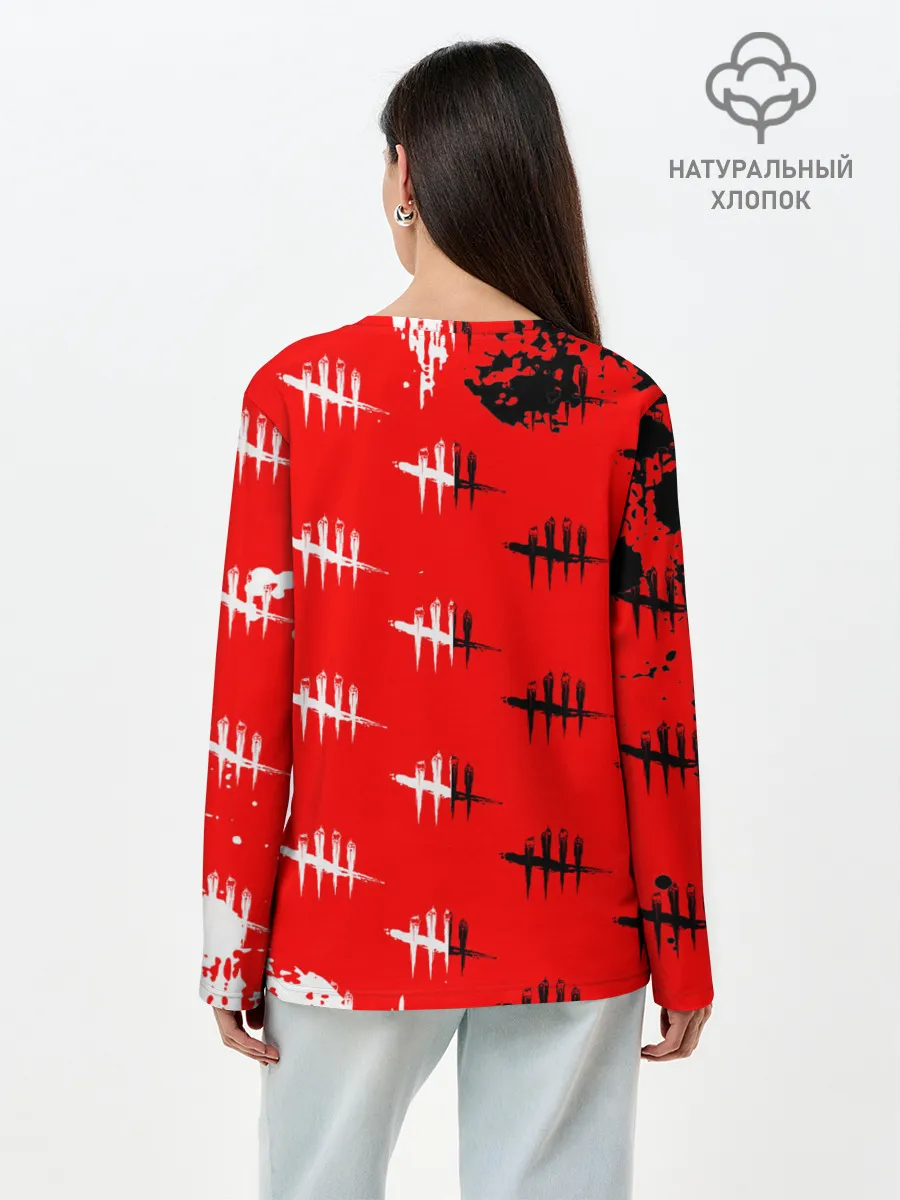 Лонгслив женский. Хлопок / dead by daylight.