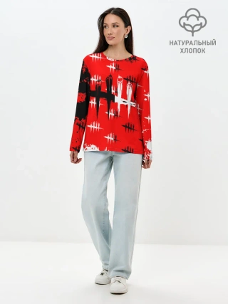 Лонгслив женский. Хлопок / dead by daylight.