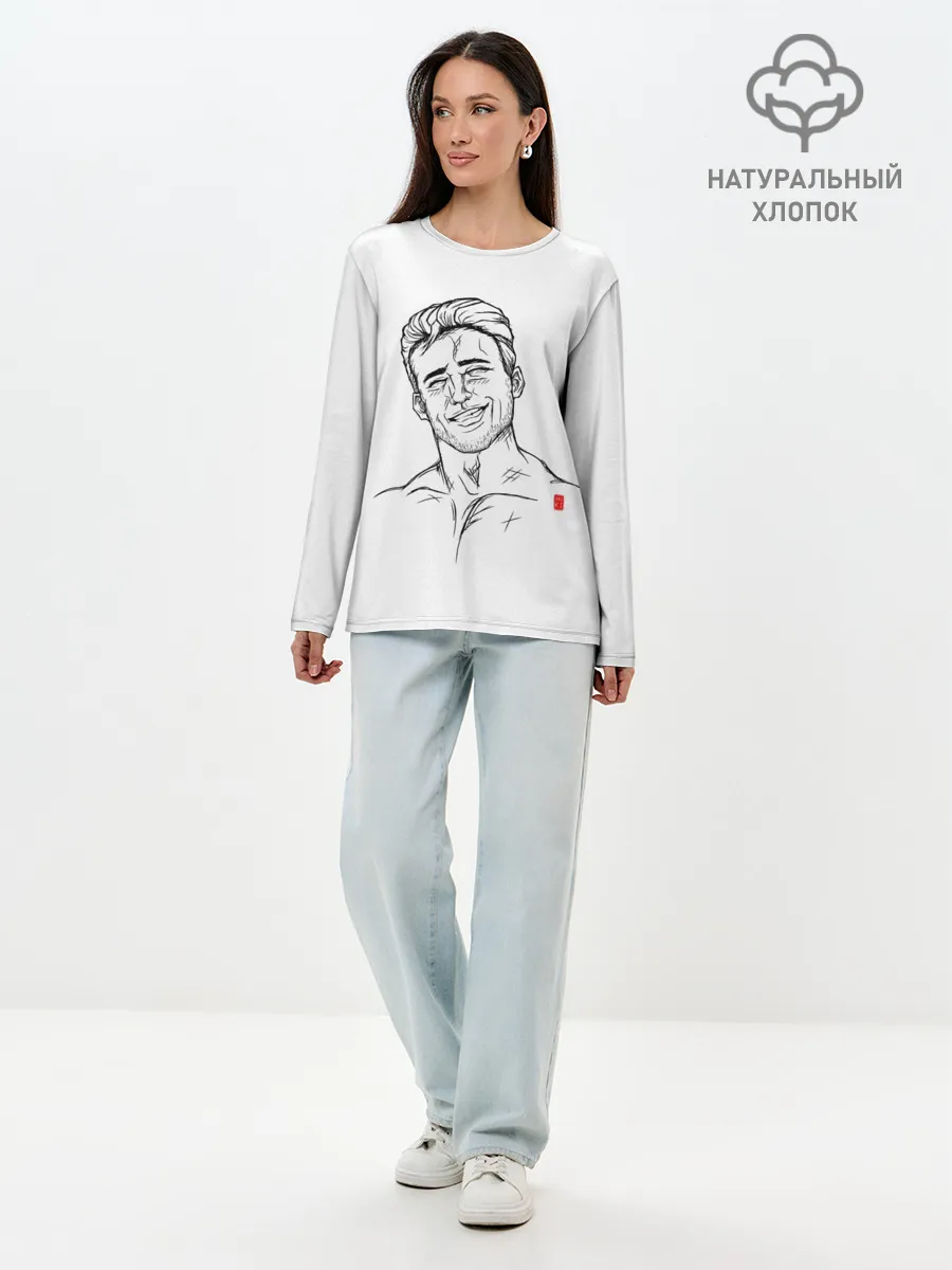 Лонгслив женский. Хлопок / Aniki