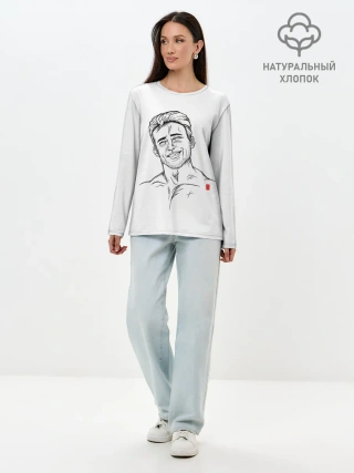 Лонгслив женский. Хлопок / Aniki