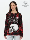 Лонгслив женский. Хлопок / CANNIBAL CORPSE