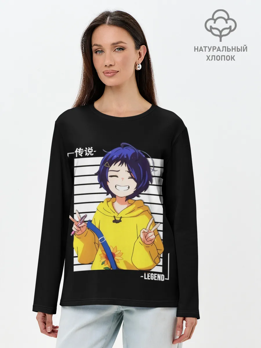 Лонгслив женский. Хлопок / Ai Ooto