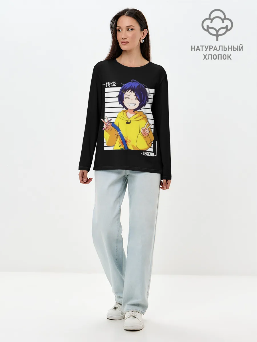 Лонгслив женский. Хлопок / Ai Ooto