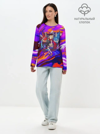 Лонгслив женский. Хлопок / Шаман Кинг | Анна