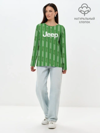 Лонгслив женский. Хлопок / Jeep