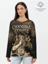 Лонгслив женский. Хлопок / Cannibal Corpse