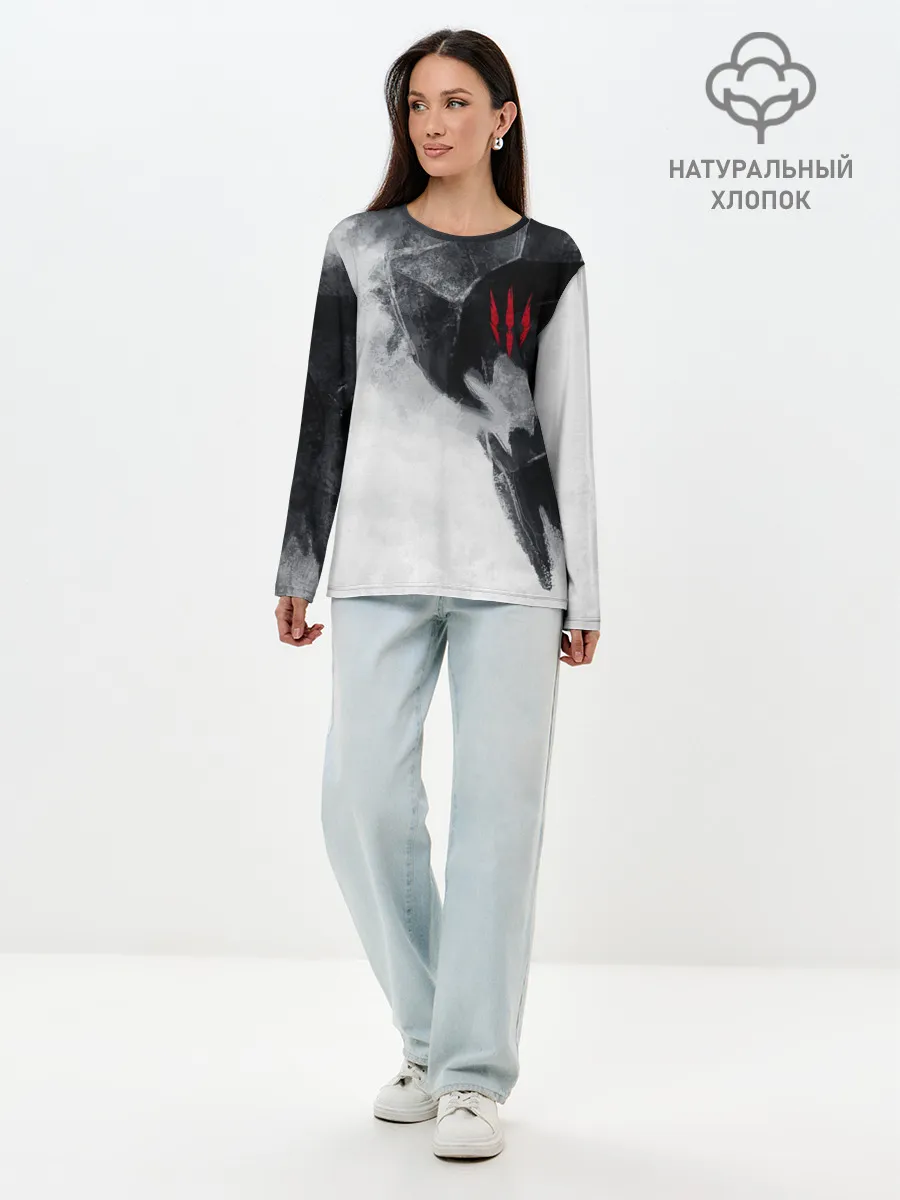 Лонгслив женский. Хлопок / Ведьмак | Witcher