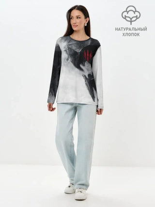 Лонгслив женский. Хлопок / Ведьмак | Witcher