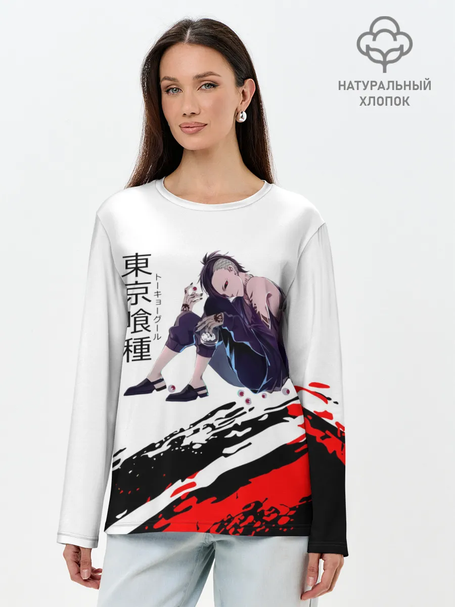Лонгслив женский. Хлопок / Ута
