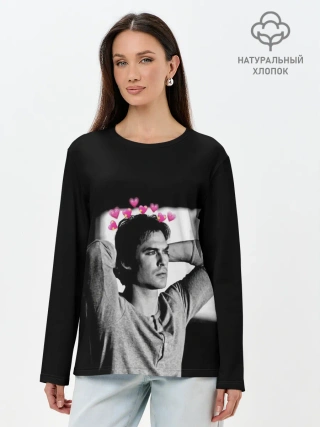 Лонгслив женский. Хлопок / Дневники вампира