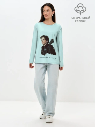 Лонгслив женский. Хлопок / Дневники вампира,