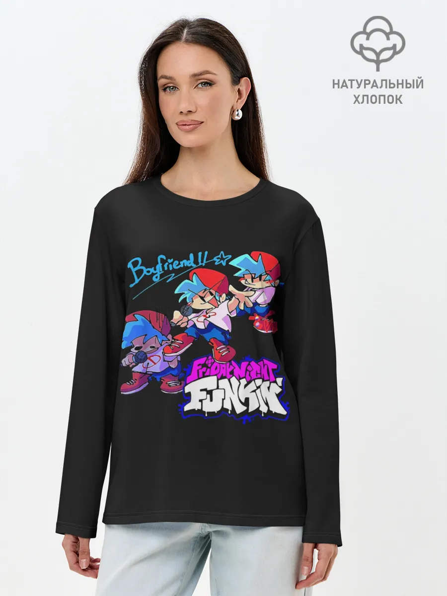 Лонгслив женский. Хлопок / Friday Night Funkin