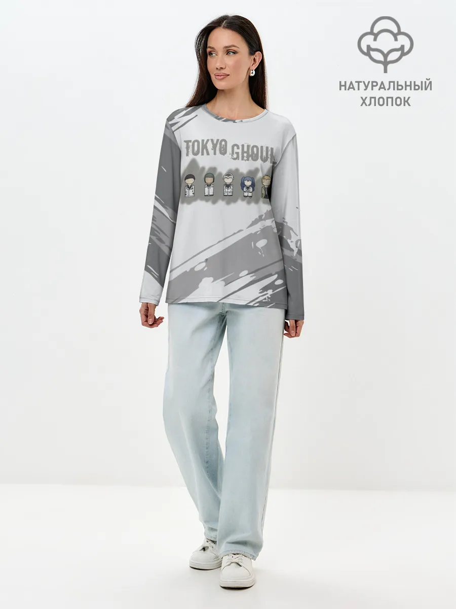Лонгслив женский. Хлопок / Персонажи Токийского Гуля
