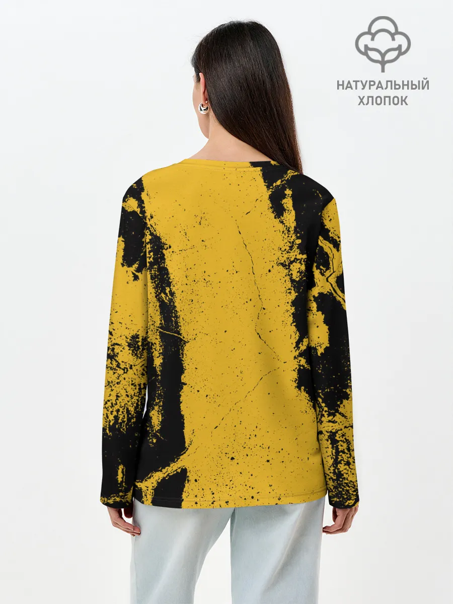 Лонгслив женский. Хлопок / Кровосток