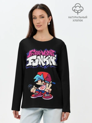 Лонгслив женский. Хлопок / Friday Night Funkin