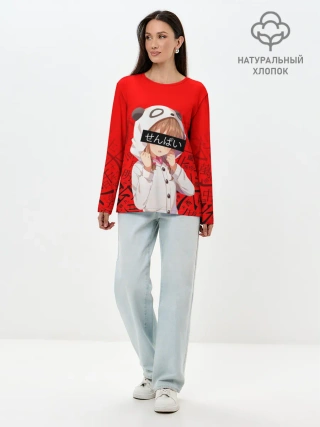 Лонгслив женский. Хлопок / SENPAI