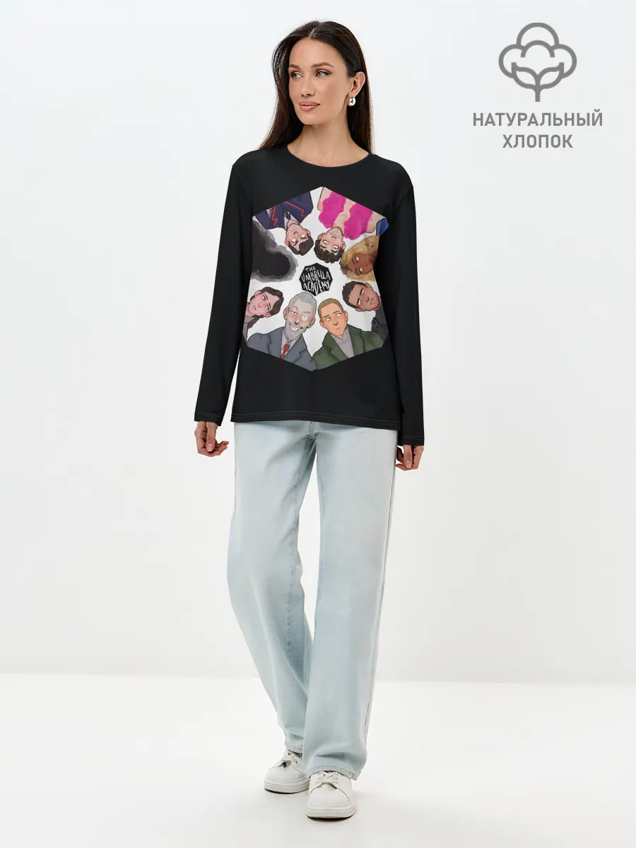 Лонгслив женский. Хлопок / Академия Зонта