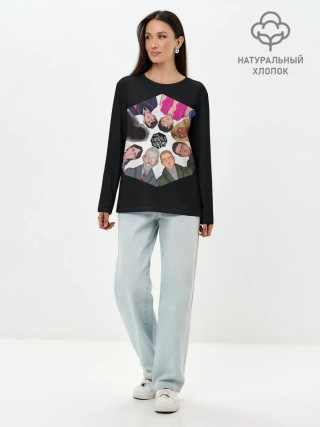 Лонгслив женский. Хлопок / Академия Зонта