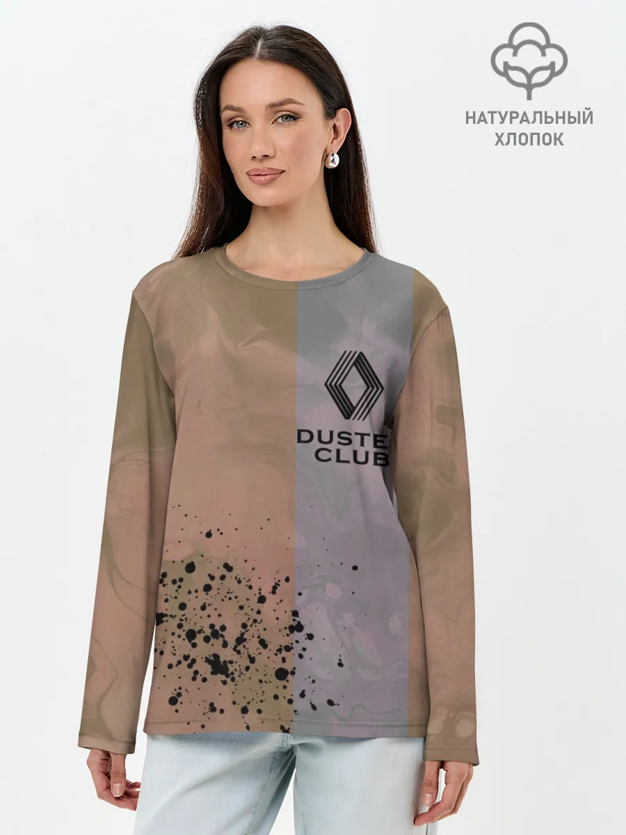 Лонгслив женский. Хлопок / Renault Duster Club | Рено Дастер Клуб