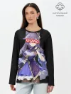 Лонгслив женский. Хлопок / Genshin Impact KEQING