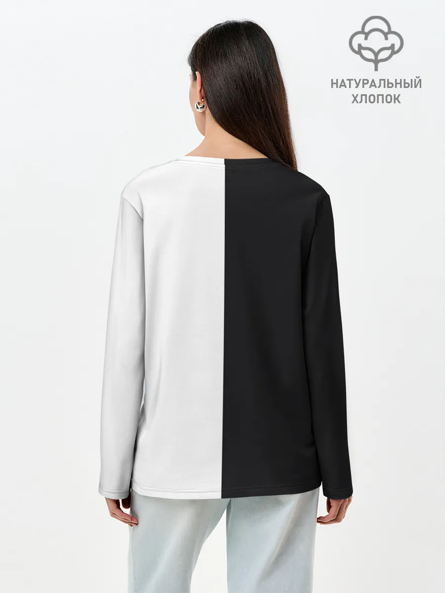 Лонгслив женский. Хлопок / MONOKUMA / JUNKO