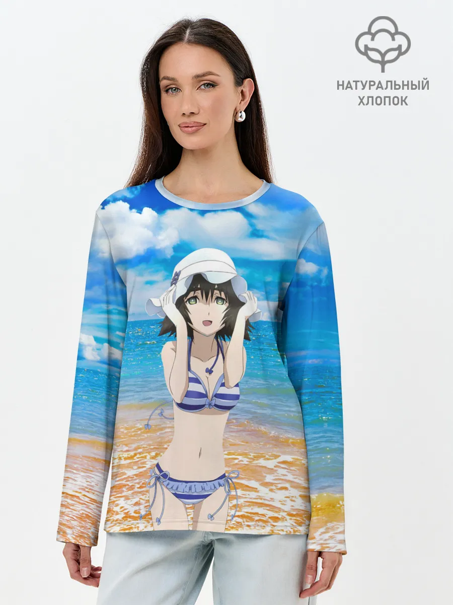 Лонгслив женский. Хлопок / Маюри